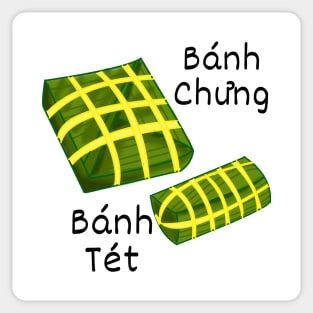 Banh Chung Banh Tet; Tet; Lunar New Year, Vietnamese New Year Sticker